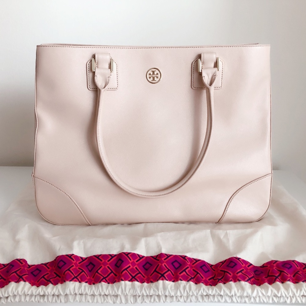 Tory Burch Robinson Large Saffiano Leather Satchel
